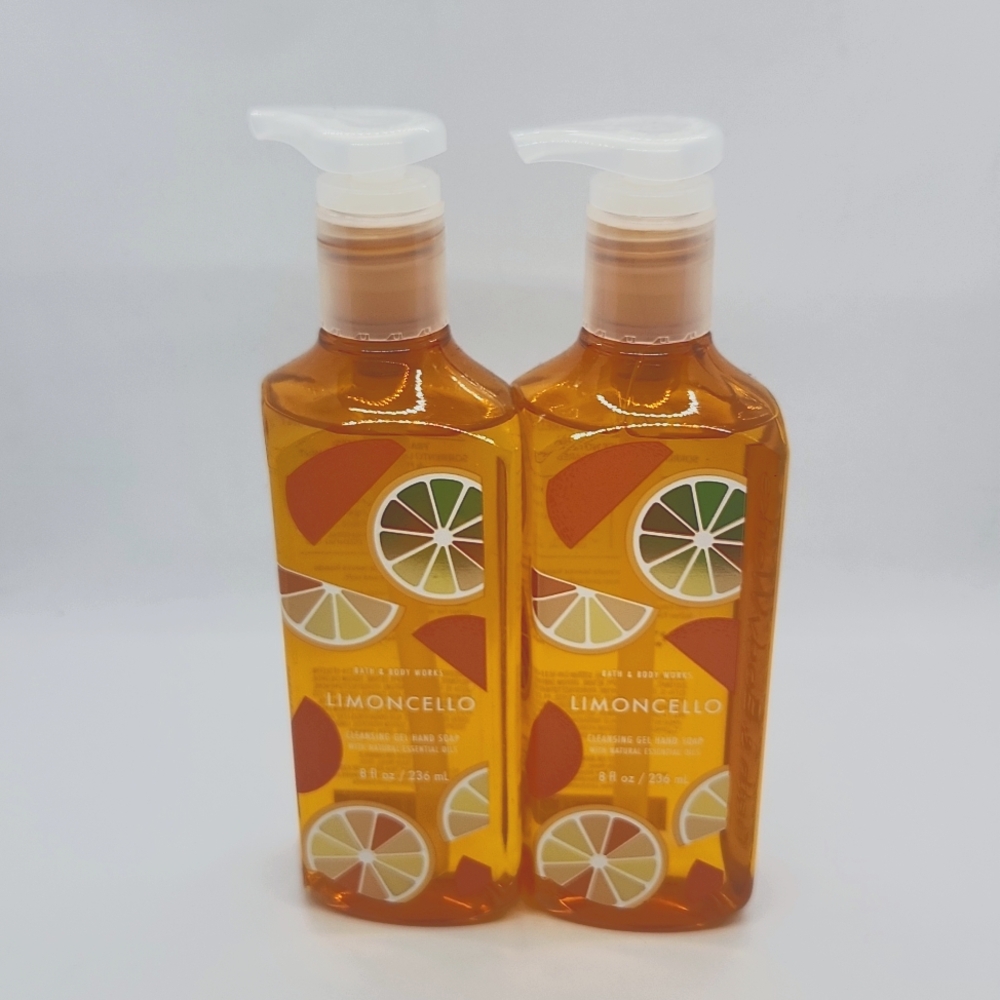 NEW Bath & Body Works Sale Limoncello Cleansing Gel Hand Soap x2